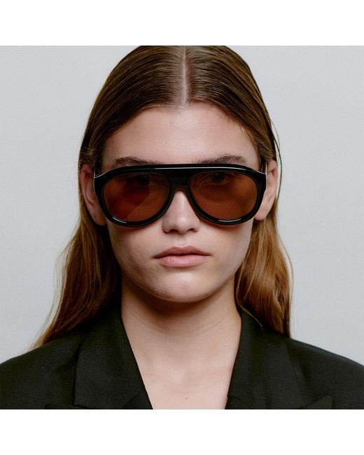A.Kjærbede Brown Rio Sunglasses