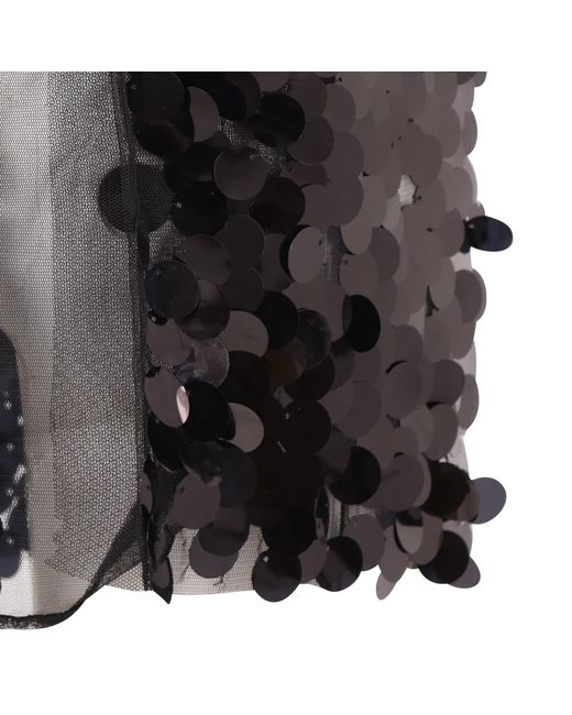 Belle -et-BonBon Black Naomi Sequin Shimmer Micro Skirt