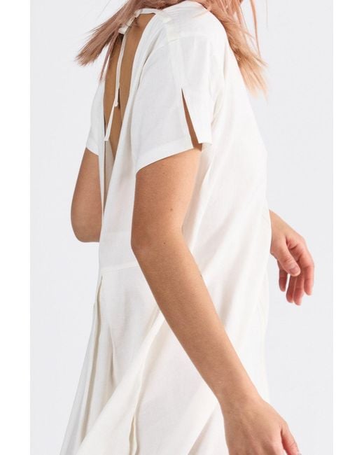 Dref White Tokyo Linen Dress