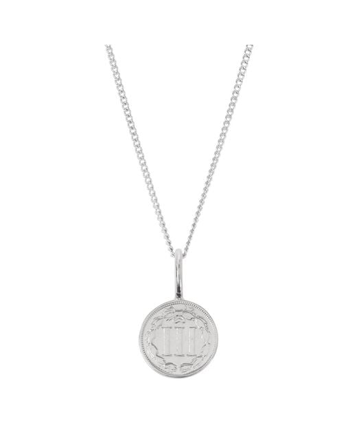 Katie Mullally Metallic American Coin & Chain for men