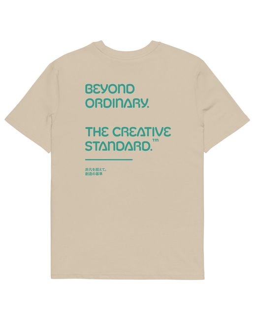 Anchor and Crew Natural Neutrals Desert Dust Beyond Ordinary Creative Standard Organic Cotton T-Shirt