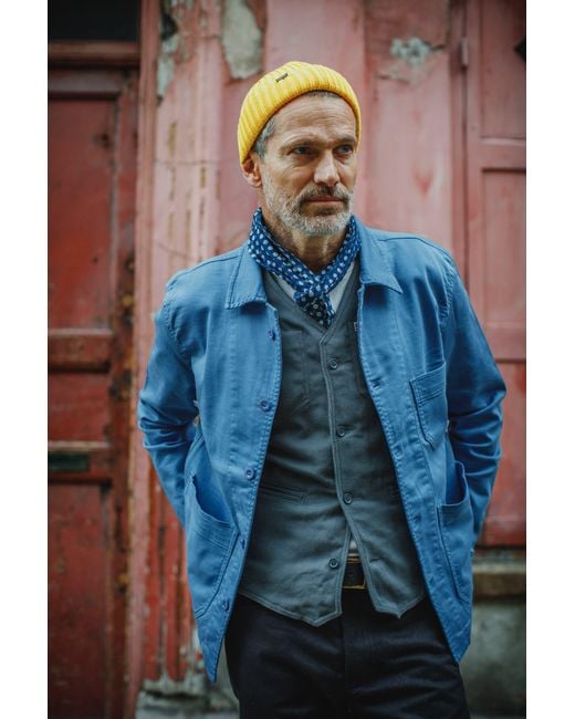 &SONS Trading Co Blue Sons Bolt Chore Jacket for men