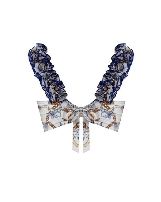 Nur Karaata Blue Lily Tropezienne Top