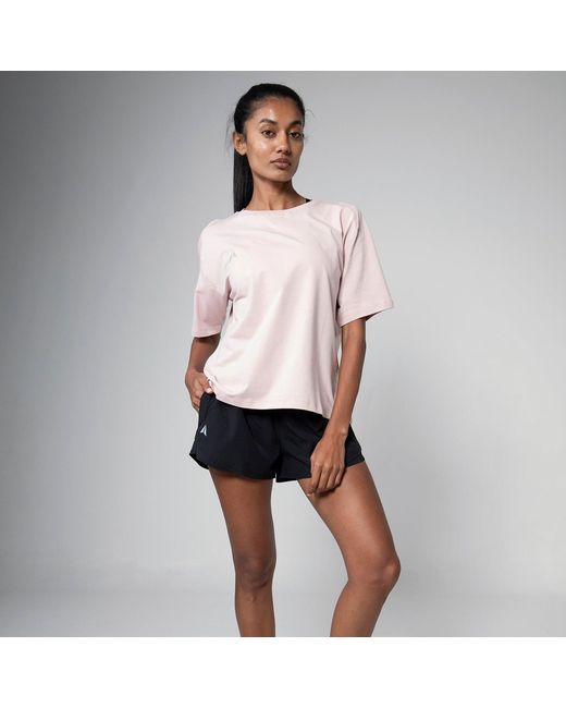 Aora Athletics Purple Zenja Eco-Friendly Loose Shirt For – Flowy Lightweight Cotton-Blend Top