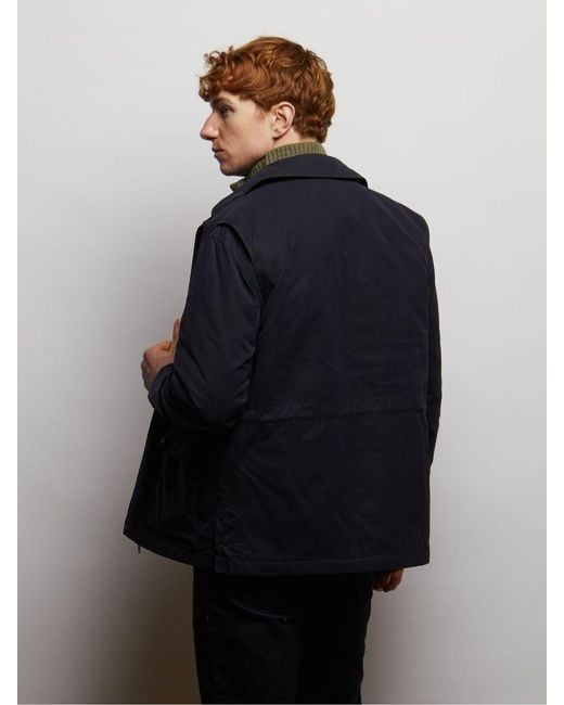 Guards London Blue Curtis Cotton Showerproof Four Pocket Jacket for men