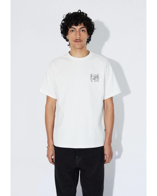Dr. Denim White Trooper Tee for men