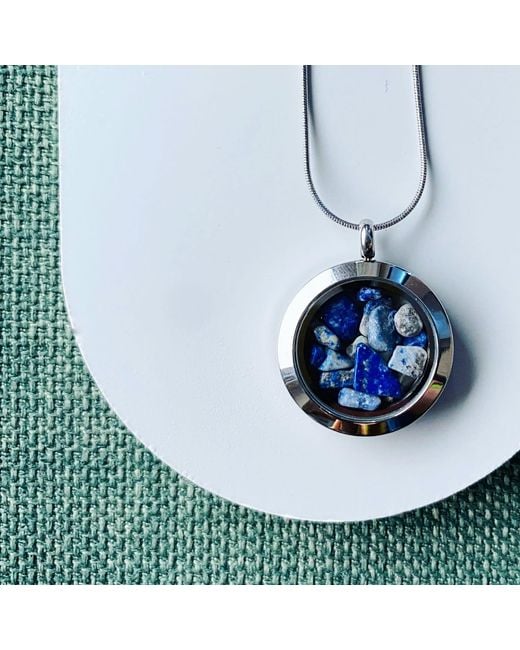 My Little Nature Blue Lapis Lazuli Gemstone Necklace