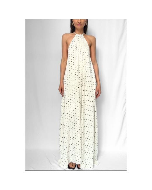 Alia Studio White Volupté Maxi Dress