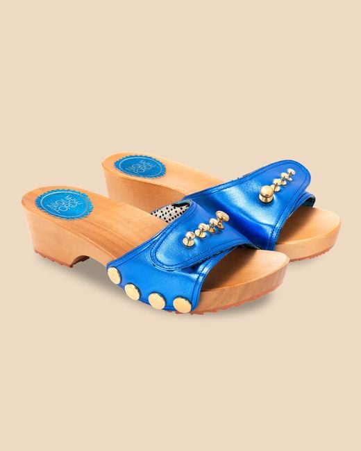 Nique Forde Blue Cobalt Lucille Sandals