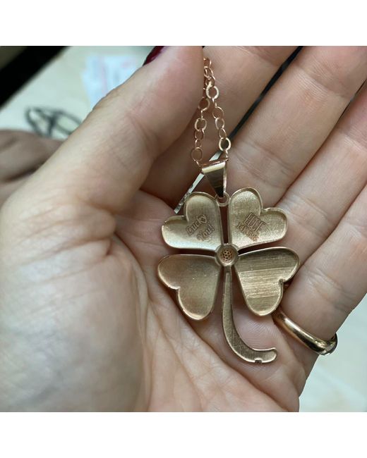 Ecce | Artisan Diamonds Natural 14K Solid Lucky You 4 Leaf Clover Diamond Lucky Pendant
