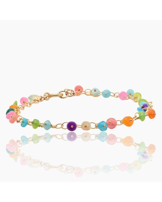 Lori Kaplan Design Metallic Opal Charm Bracelet