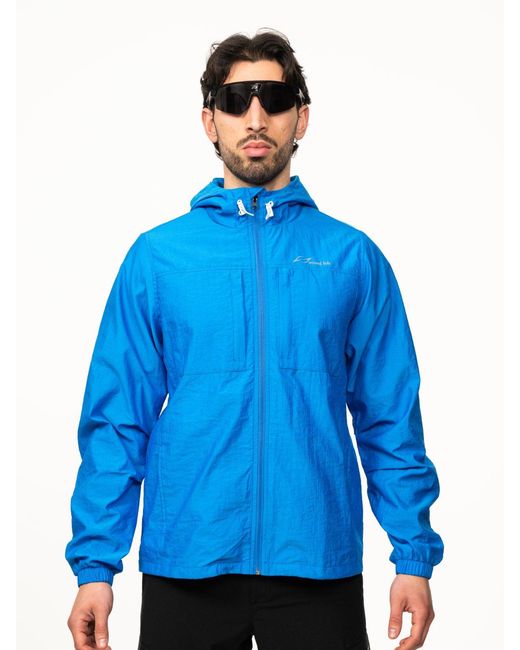Saved Lab Blue Windbreaker for men