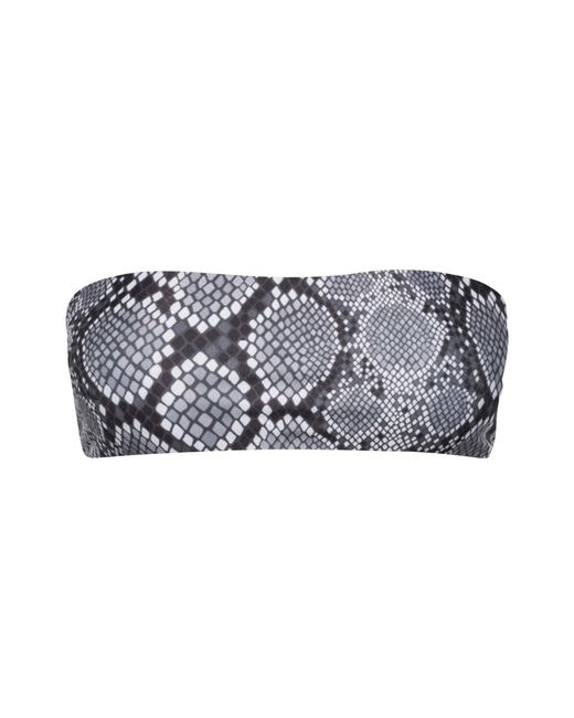 Playaluxe Multicolor Santorini Seamless Bandeau Bikini Top Snake