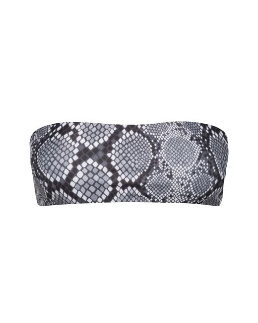 Playaluxe Multicolor Santorini Seamless Bandeau Bikini Top Snake