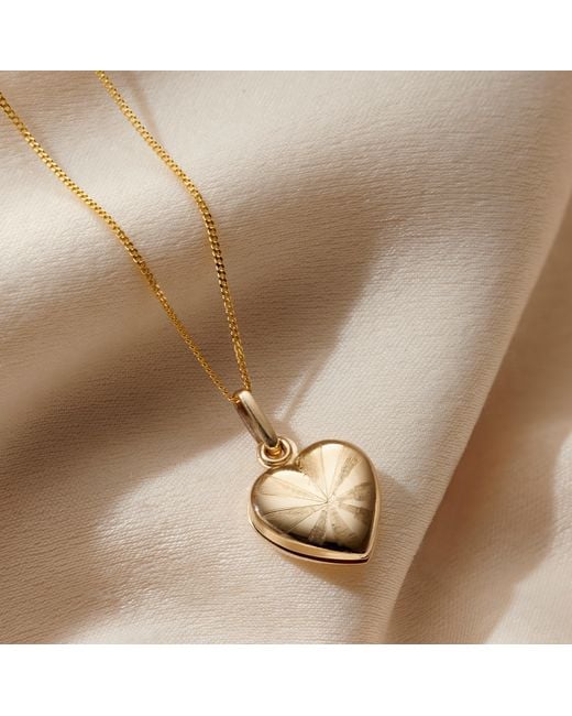 Posh Totty Designs Natural Petite Heart Locket