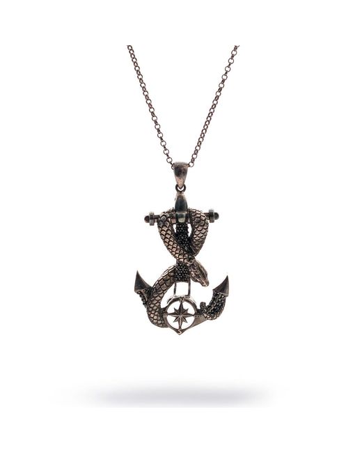 Ebru Jewelry Metallic Ocean Guardian Sterling Necklace