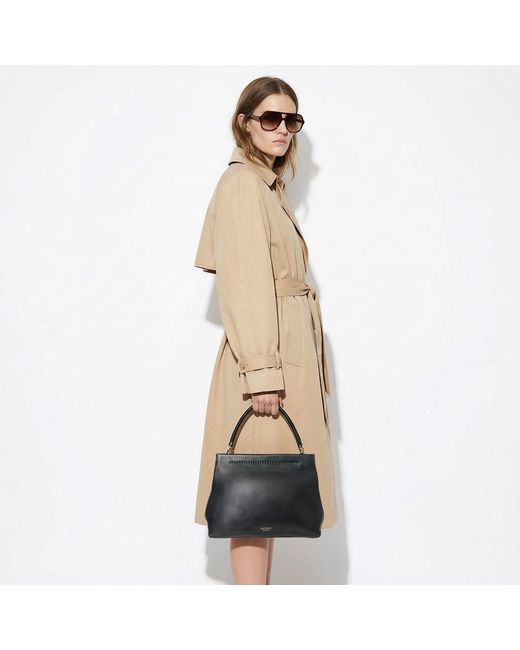 BELYSA Black Petra Leather Shoulder Bag