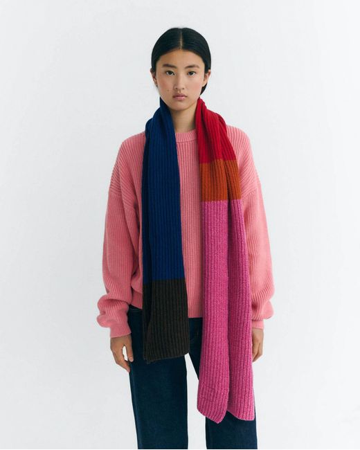Thinking Mu Wool Ghede Scarf in Purple | Lyst UK