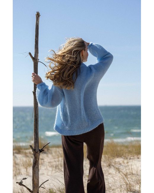 SALANIDA Blue Melody Mohair Jumper Sky