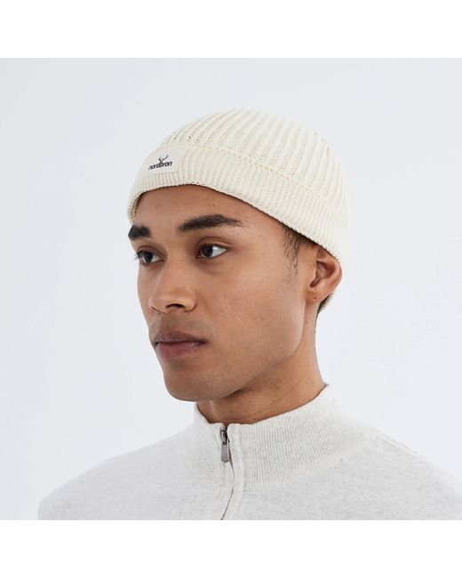 Norbron Natural Cuat Cream Beanie for men