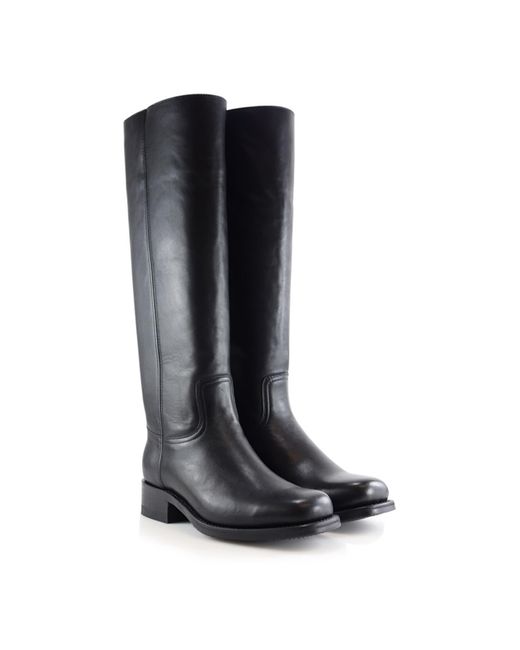 Notabene Black Achilla Boots, Leather