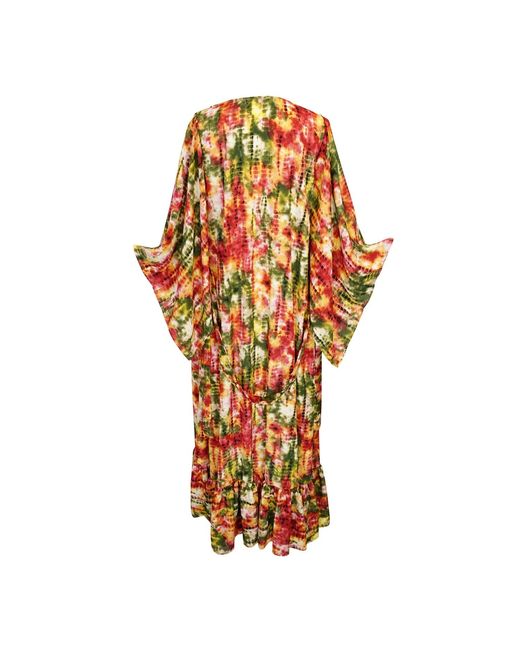 Jennafer Grace Metallic Janys Scarf Sleeve Kimono