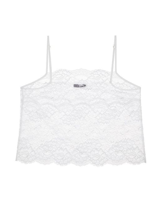 Journelle White Isabel Modern Lace Cami Blanc