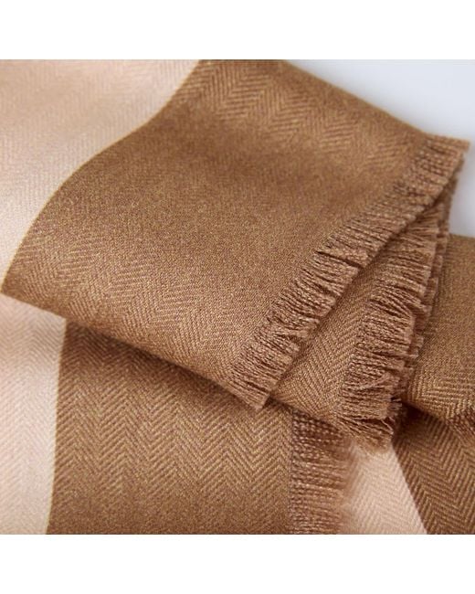 Asyii Pink Sweet Prelude Silk-Wool Long Wrap