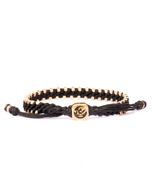 Harbour Uk Brown Harrogate Connection Brass Rope Bracelet