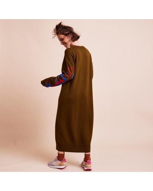 Maison Wanda Green Lobster Dress