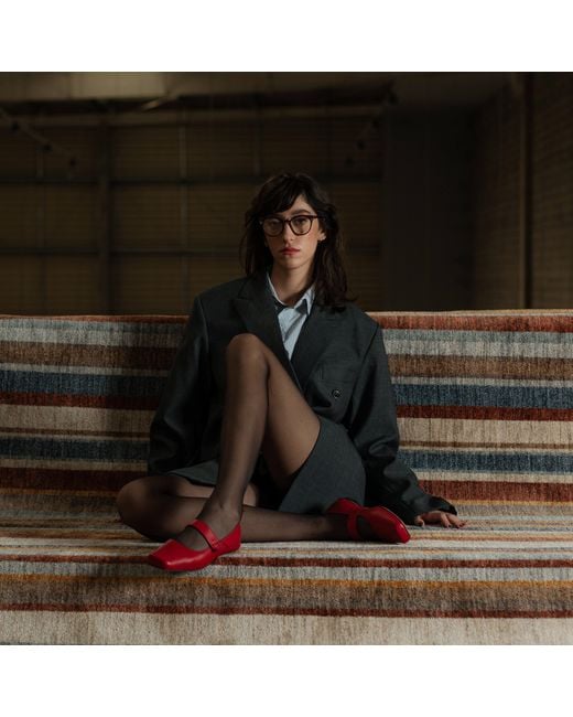 Mafalda Red Tami Mary Janes