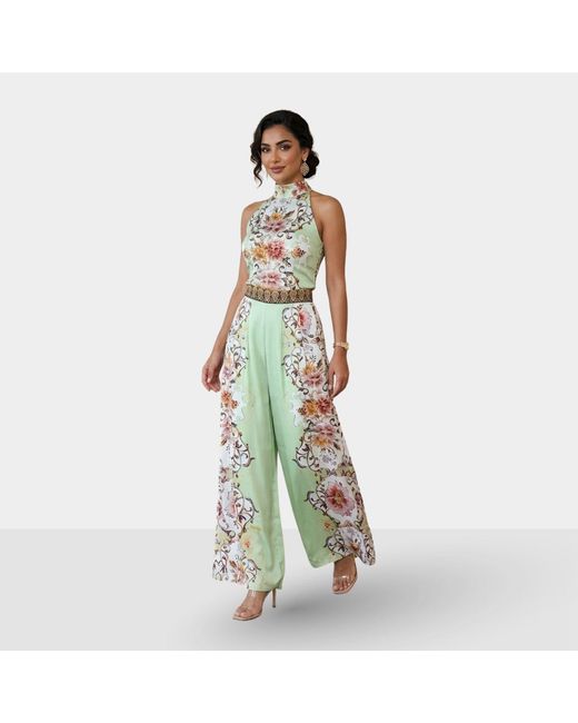 GLAM ON YOU Green Zsolnay Pants