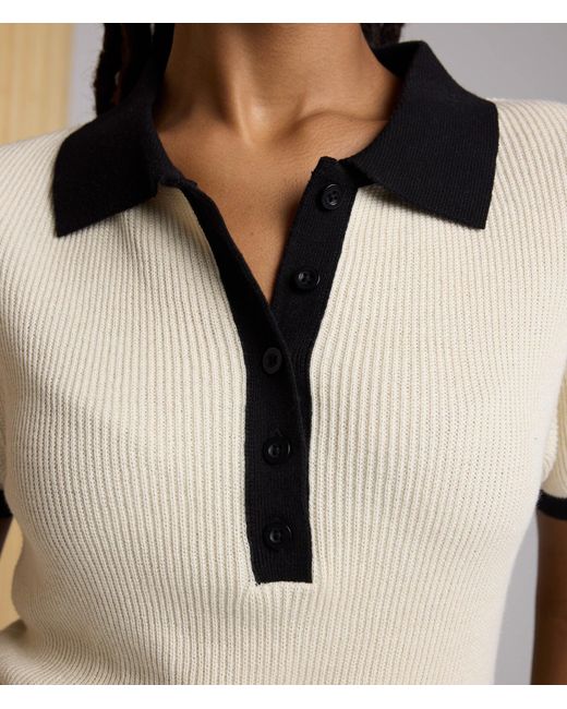 Known Supply Black Collared Sweater Polo