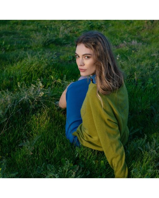 Catnip and Seaweed Green The Cashmere Sweater