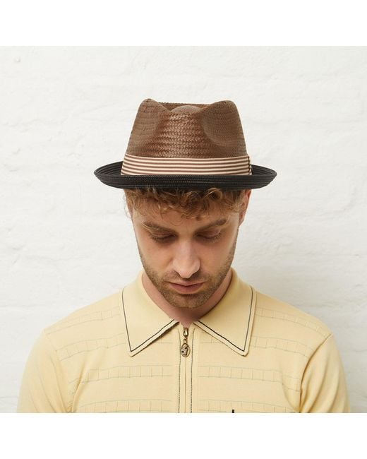 Dasmarca Hats Brown Dasmarca Otis Summer Hat For Straw Trilby Lightweight Hat for men