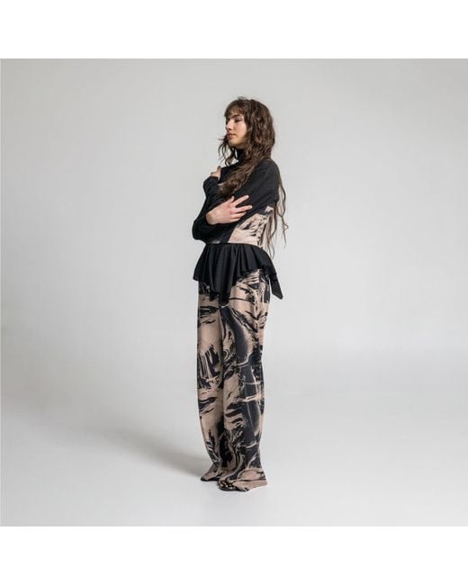 ARTISTA Multicolor Amber High Waisted Palazzo Pants