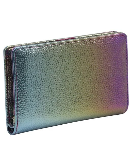 Storm Gray Selene Iridescent Midi Purse