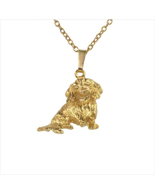 Simon Kemp Jewellers Metallic King Charles Spaniel Pendant