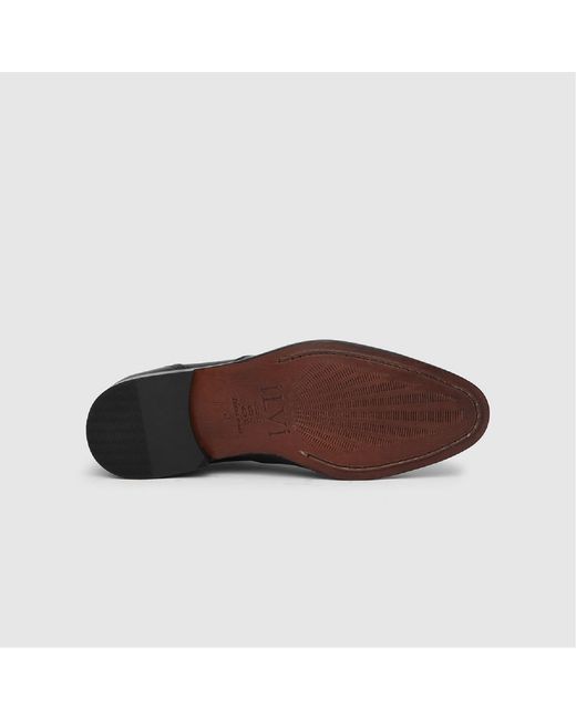 Ilvi Black Asta Leather Oxford for men