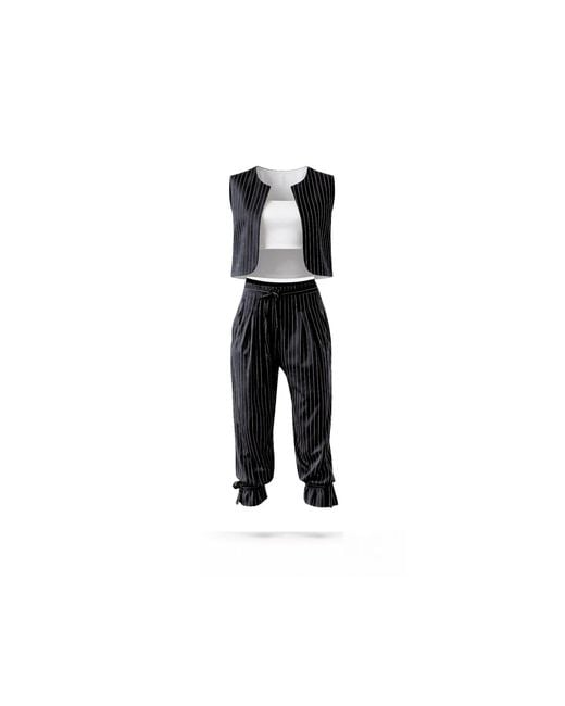 Lumina Eligma Black The Arabesque Pants Ensemble