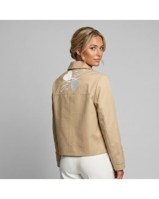 Laines London Natural Neutrals Laines Couture Harrington Jacket