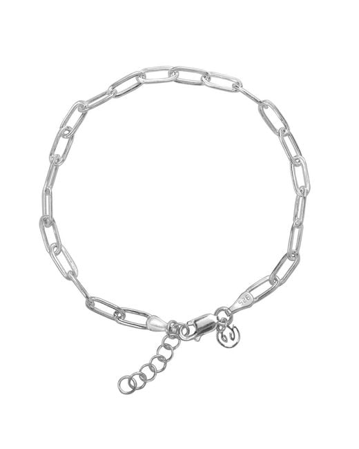 The Jewellery Store London Metallic Paper Clip Bracelet
