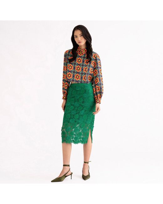 Emma Wallace Green Yan Skirt