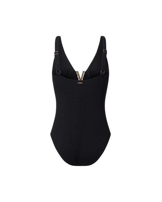 Aqva Swimwear Black Aiguablava One-Piece Swimsuit