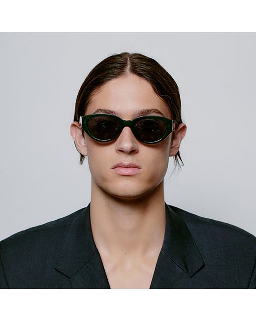 A.Kjærbede Green Winnie Dark Transparent for men