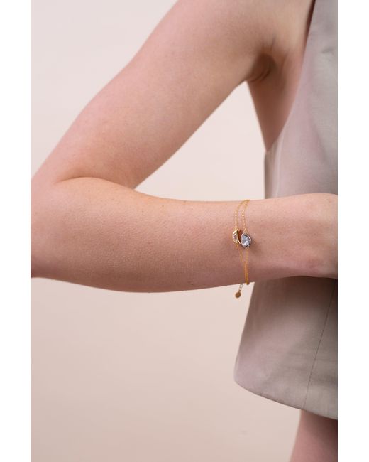 Zynnia Collective Metallic Yin-Yang Bracelet