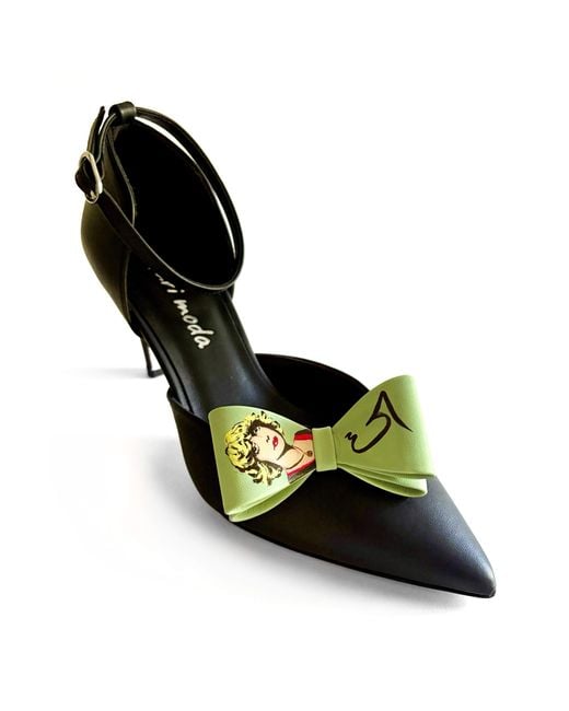 Nafari Moda Green Googoosh Bow