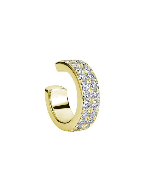 BLOOMTINE | Earth Angel HQ White Illuminess Premium Vermeil Double Ear Cuff