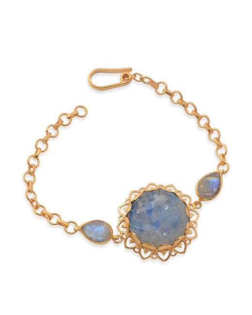 Emma Chapman Jewels White Amli Moonstone Bracelet