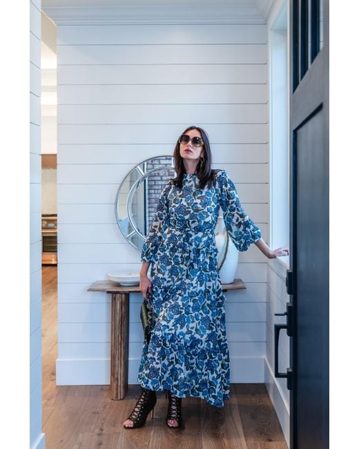 Jennafer Grace Blue Azurine Blossom Love Dress